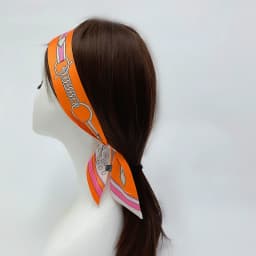 2023 New Belt Dot Women Scarf Luxury Brand Silk Scarf Fashion Headband Foulard Skinny Hair Bag Scarves Design Neckerchief