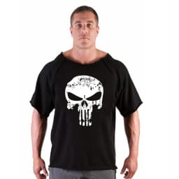 Men's T Shirts Fitness Men Bodybuilding Shirt Batwing Sleeve Rag shirt Gym Fitness Muscle Running T shirt