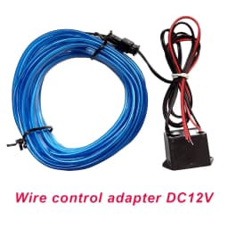10m/3m/5m Neon LED Car Interior Lighting Strips Auto LED Strip Garland EL Wire Rope Car Decoration lamp Flexible Tube 12V