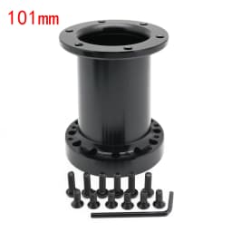 Universal Steering Wheel Hub Spacer 13/51/76/101/128 mm Steering Wheel Hub Boss Kit Adapter Spacer Black