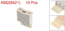Uxcell 10/20Pcs DIP Switch BCD Code Thumb wheel Switch KM2 0-9 Digital Black/Cream Color/White 30x18x8/40x24x10 mm