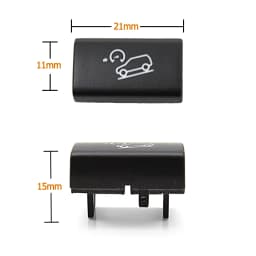 Car Dashboard Ac Ventilated Buttons Auto Ignition Parking Swithes Trunk Unlock Push Button Cover For BMW X5 E70 X6 E71 E72