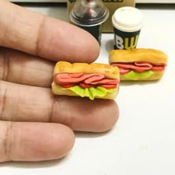 NEW 4PCS/Set 1/6 Scale Dollhouse Miniature Bread Coffee Mini Fast Food for Blyth OB11 BJD Doll House Kitchen Play Toys