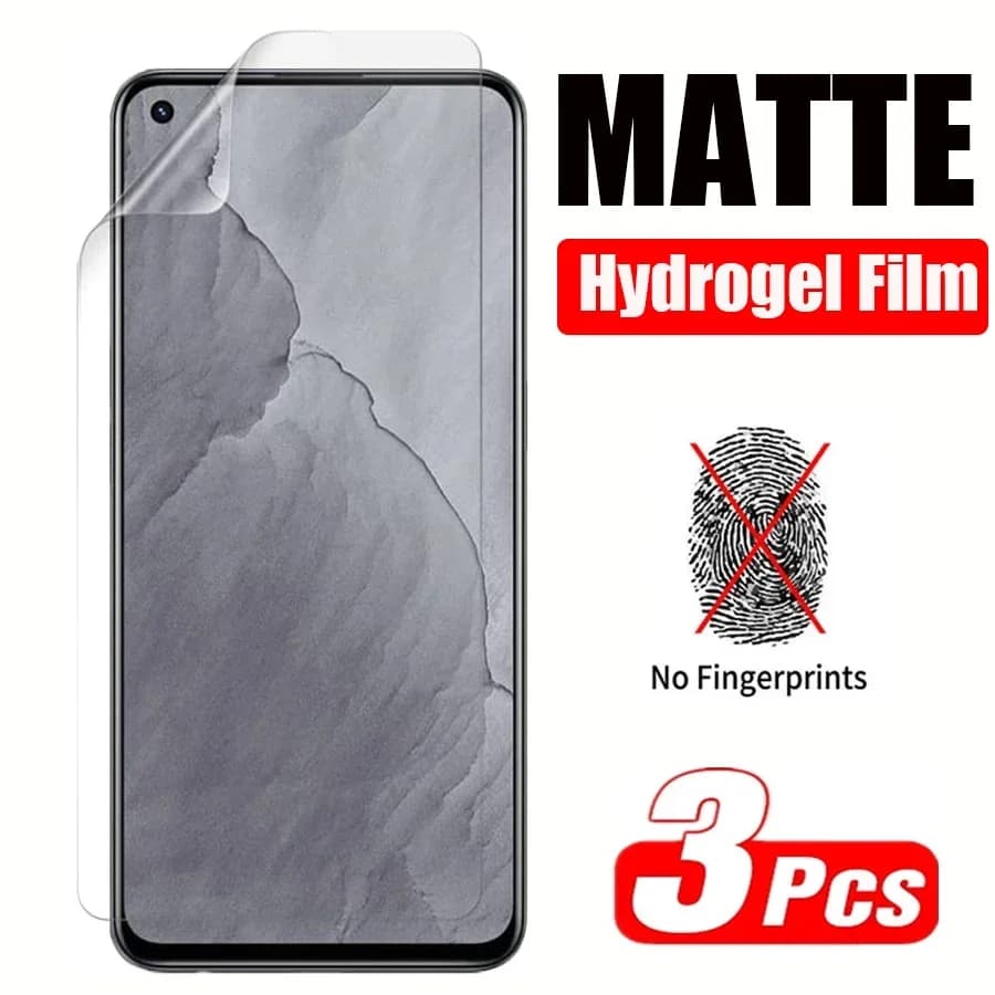 3PCS Full Cover Matte Hydrogel Film For Realme GT Master Edition 5G Screen Protector Not Glass On Realmi GT Master 2021 5G Film