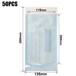 200 PCS Self Sealing Sterilization Pouch Bags for Nail Tools Grade Paper Disposable Dental Tattoo Accessories Tool Storage Bag