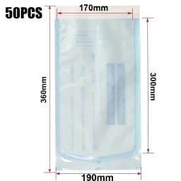 200 PCS Self Sealing Sterilization Pouch Bags for Nail Tools Grade Paper Disposable Dental Tattoo Accessories Tool Storage Bag