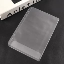 A5 A6 PVC Transparent Loose-leaf Bag Hand Book Storage Document Bag Information Notepad Business Card Book Bag
