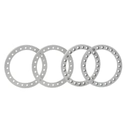 YEAHRUN 4PCS Aluminum Alloy 1.9" Wheel Outer Beadlock Ring for 1/10 RC Crawler Axial SCX10 90046 TRX4 1.9 Wheel Rims