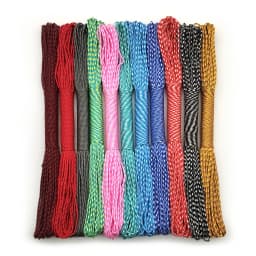 Diameter 2mm 100meters DeepRed Rope Parachute Cord Lanyard Rope Climbing Camping Survival Equipment Paracord Bracelet