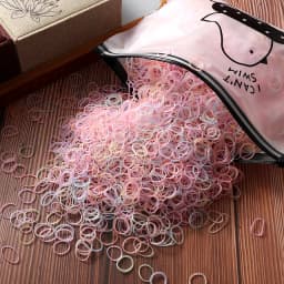 1000/2000Pcs Girls Colourful Small Rubber Band Ponytail Holder Gum Scrunchie Elastic Hair Bands Kids Cute Hair Accessories