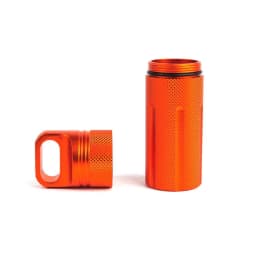Outdoor EDC Container Case Waterproof Survival Container Capsule Aluminum Pill Bottle Match Battery Holder Case Survival Box