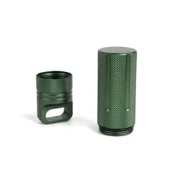 Outdoor EDC Container Case Waterproof Survival Container Capsule Aluminum Pill Bottle Match Battery Holder Case Survival Box