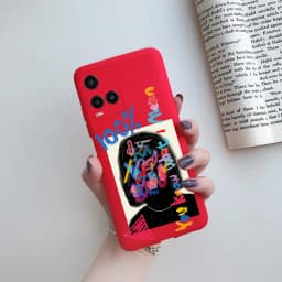 Cute Painted Phone Case For Vivo Y21 2021 Y21S Y 21 V2110 V2111 Matte TPU Case Back Cover For Vivo Y33S Y 33S V2109 Shell Funda