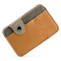 Retro Leather Mini Card Wallet - Business Credit Card Holder for Men & Women, Slim Cash Wallet with Smart Design