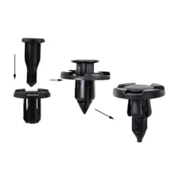 50pcs 01553-09321 8mm Plastic Rivets Clips for Nissan NV Altima Maxima Murano Versa Sentra Infiniti Car Fender Bumper Retainer