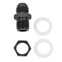 Aluminum Fuel Cell Bulkhead Fitting AN6 AN8 AN10 Accessories Black Fuel Cell Bulkhead Adapter Fitting