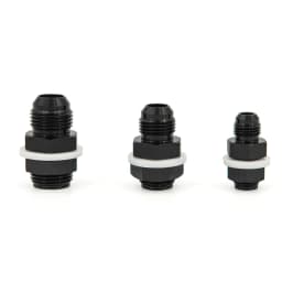 Aluminum Fuel Cell Bulkhead Fitting AN6 AN8 AN10 Accessories Black Fuel Cell Bulkhead Adapter Fitting