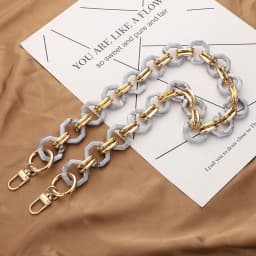 DIY Handbag Chain Acrylic Shoulder Bag Strap For Women Purse Crossbody Bag Handles Resin Chain Belt Bag Part Accessories 40/60cm