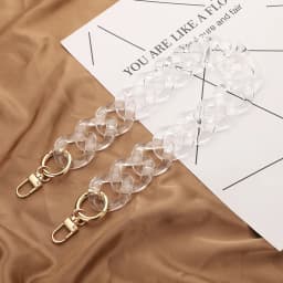 DIY Handbag Chain Acrylic Shoulder Bag Strap For Women Purse Crossbody Bag Handles Resin Chain Belt Bag Part Accessories 40/60cm