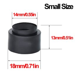 Black Car Engine Rubber Mount Bushing For Audi A1 A3 A4 A5 A6 A7 A8 Q5 Q7 Cover Clip Grommet Support Bungs 07C103226 Universal