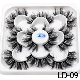 New 5Pairs 15-25mm 3D Mink Lashes Wholesales Natural False Eyelashes,Extension eyelashes wholesale bulk
