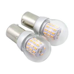 2pcs S25 P21W BA15S LED Bulbs BA15D 12-24V Light Navigation BAY15D Lamp Parking Ship Source