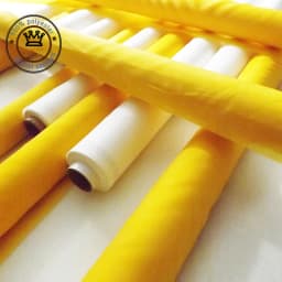 120T/300Mesh 34um Polyester Screen Printing Mesh Silk Screens Fabric Yellow