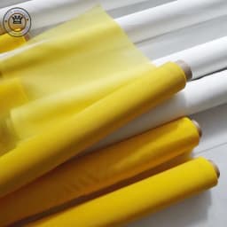 120T/300Mesh 34um Polyester Screen Printing Mesh Silk Screens Fabric Yellow