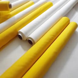 120T/300Mesh 34um Polyester Screen Printing Mesh Silk Screens Fabric Yellow
