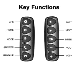 10 Keys Wireless Steering Wheel Remote Control Multi-function Android Universal Bluetooth For Car Radio DVD GPS Multimedia