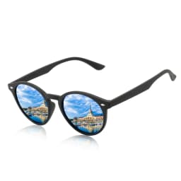 Fashion Round Sunglasses Men Women Classic Vintage Black Driving Sun Glasses Circle Oval Designer Retro Sunglass