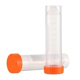 25Pcs/bag 50ml Free-standing Centrifuge Tube Plastic Screw Cap Flat Bottom Centrifuge Tube with Scale