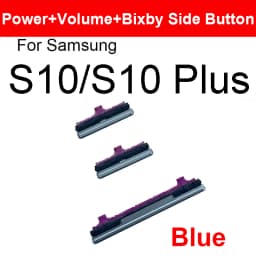 On/Off Power Side Button + Volume Button + Bixby Key For Samsung Galaxy S8 S9 S10 Plus S10+ Note 8 Button Key Replacement Parts