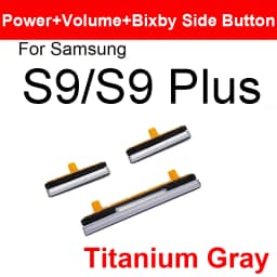 On/Off Power Side Button + Volume Button + Bixby Key For Samsung Galaxy S8 S9 S10 Plus S10+ Note 8 Button Key Replacement Parts