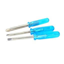 50pcs Mini 3.0/2.0mm Flat-blade Slotted Cross Head Small Screwdriver For Mobile Phone Xbox 360 Wireless Controller Repair Open