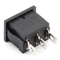 5pcs Rocker Switch Momentary (ON)-OFF-(ON) 3pins