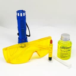 NEW Auto Fluorescent Leak Detection Tool Auto Air Conditioning Repair Tool R134a Refrigerant Gas A/C Leak Test Detector UV Dye