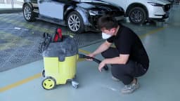 Automotive Brushless Mini Orbital Sander Orbital Grinder Concrete Grinder for Cars Wall Machine Eccentric Grinding Mach