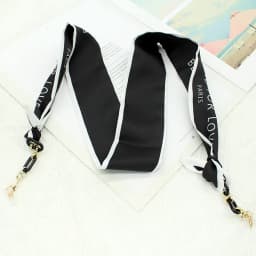 Bohemi Acrylic Glasses Chain Ribbon Mask Lanyard Printing Silk Scarf Casual Eyeglass Chain Neck Glasses Accessories