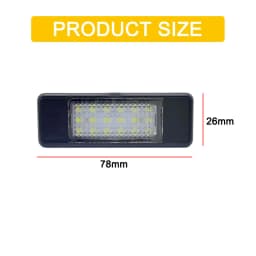LED Number Plate Lamp For Peugeot 106 1007 207CC 307 308 3008 406 407 508 607 806 807 Expert White License Plate Light Assembly