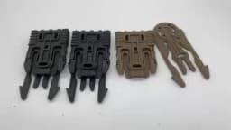 Tactical Holster Adapter QLS 19 22 Quick Locking System Kit with MOLLE Quick Release Plate Holster Platform Gun Accessories