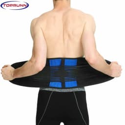 Women Men Adjustable Elstiac Waist Support Belt Neoprene Faja Lumbar Back Sweat Belt Fitness Belt Waist Trainer