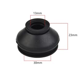 6/2pcs Premium Rubber 13 30 23/11 27 21 Tie Rod Ends And Ball Joint Dust Covers Universal Ball Joint Boot Dust Boot Covers