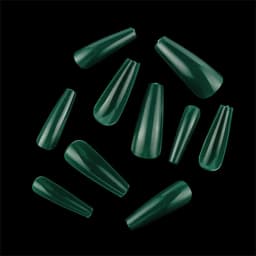 500pcs Colorful False Nails Long Ballerina Coffin Shape UV Shiny Extra Long Full Wrap Solid Color Ballerina Nails