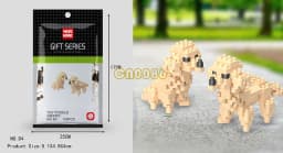 Wisehawk Mini Building Blocks Diamond Animal Model Bag Bricks Dog Cat Moose Fish Series Toys for Children Gifts B24-D15