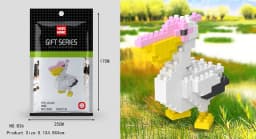 Wisehawk Mini Building Blocks Diamond Animal Model Bag Bricks Dog Cat Moose Fish Series Toys for Children Gifts B24-D15