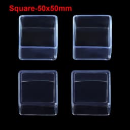 4pcs/set Table leg Caps Silicone Non-slip Pads Legs for furniture Desk chair leg Wood Floor protectors Furniture Leveling Feet