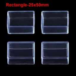 4pcs/set Table leg Caps Silicone Non-slip Pads Legs for furniture Desk chair leg Wood Floor protectors Furniture Leveling Feet