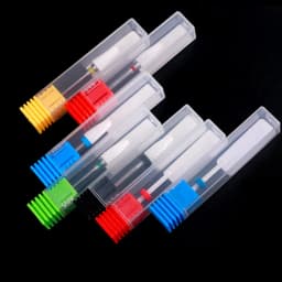 Carbide Tungsten Nail Bits Milling Cutter Burrs Electric Nail Drill Bit Pedicure Cuticle Clean Tools For Manicure Buffers Drill
