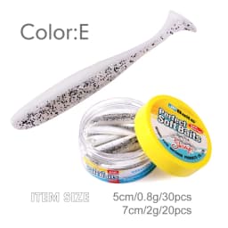 WEIHAI FSTK Japanese Material Eazi Shiner SwimBaits 7cm 5cm Silicone Artificial Double Color Wobblers Carp Fishing Soft Lures